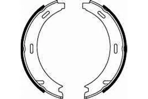 Bremsbackensatz, Feststellbremse